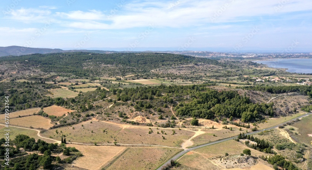 survol du parc naturel régional de la Narbonnaise	