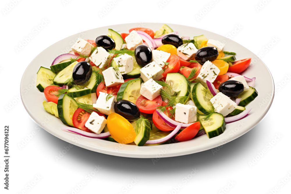 bowl of fresh salad of garden vegetables isolated on a transparent background bowl of fresh salad of garden vegetables isolated on a transparent background