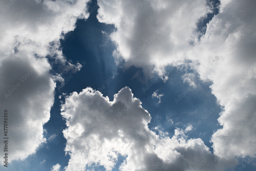 Obraz premium Cumulus cloud formation