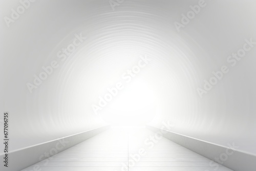bright light white tunel vision concept of moving forward, business transition