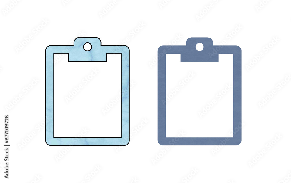 clipboard blue and gray icon symbol with texture clipboard blue and gray icon symbol with texture