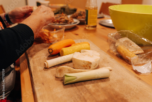 essen, kochen, chefkoch, hand, restaurant, küche, fleisch, messer, teller, abendessen, mahl