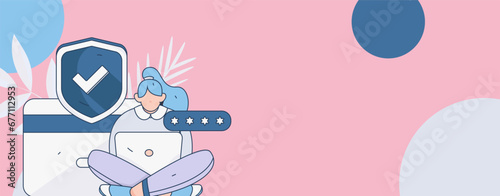 Internet financial management investment flat vector concept operation hand drawn illustration
