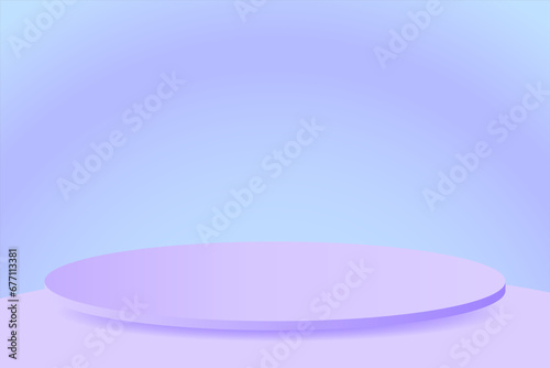 Elegant backgrounds and podiums for promotional events look classy