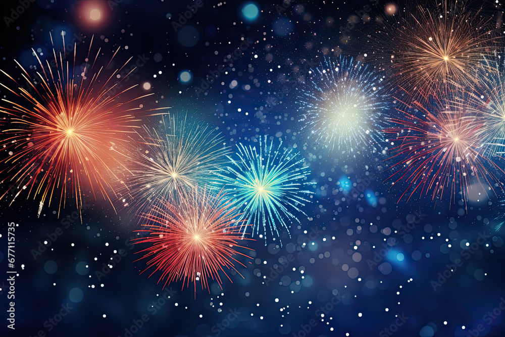Beautiful fireworks wallpaper for presentation background Beautiful fireworks wallpaper for presentation background