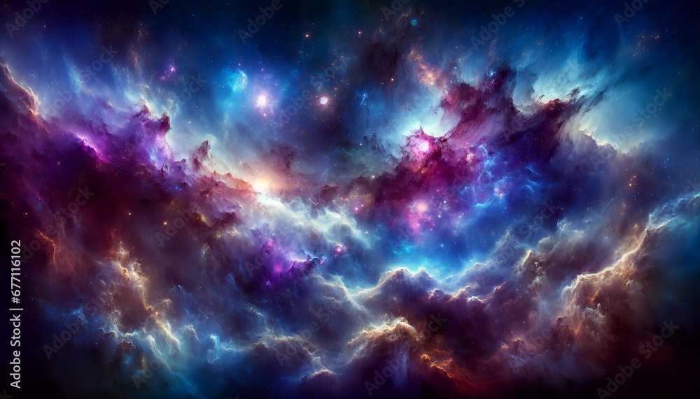 Abstract nebulae space background Abstract nebulae space background