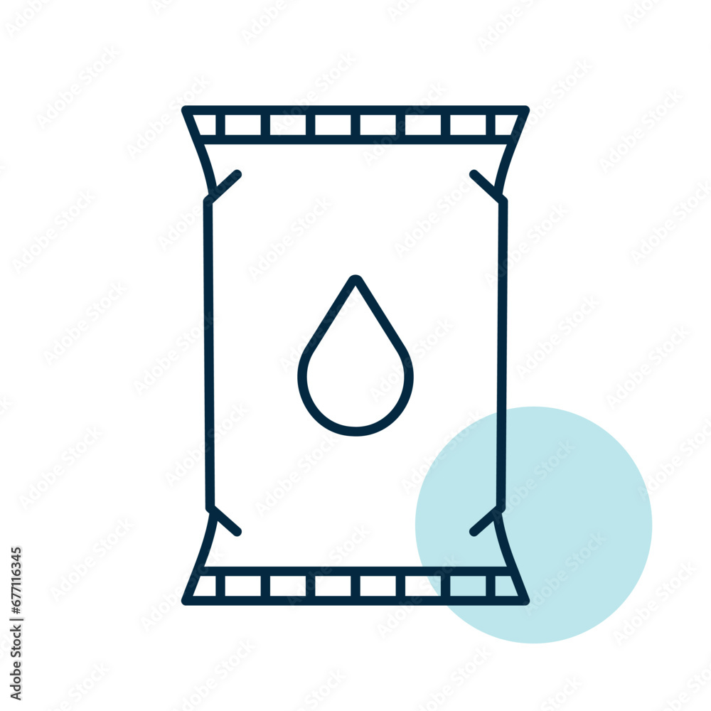 Plastic packaging for milk vector icon Plastic packaging for milk vector icon