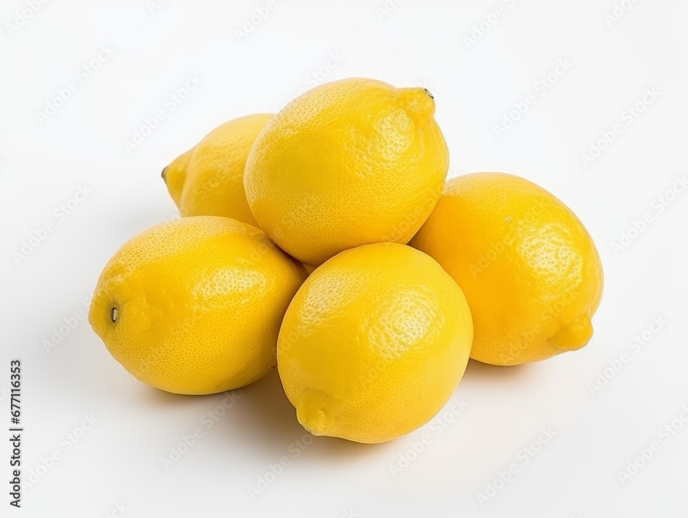 bunch of lemons isolated on white background bunch of lemons isolated on white background