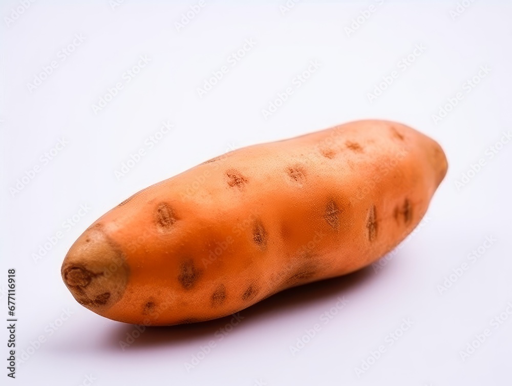 sweet potato isolated on white background sweet potato isolated on white background