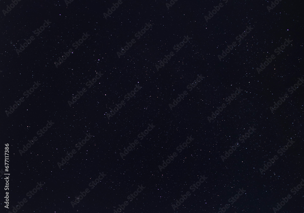 Bright stars in the night sky for a background