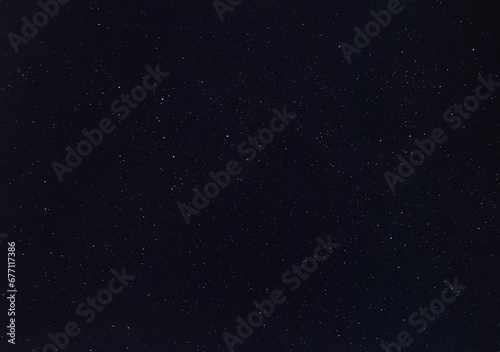 Bright stars in the night sky for a background
