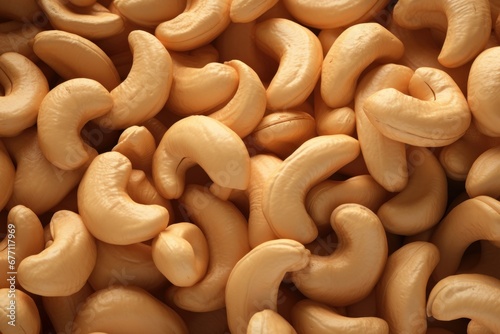 tasty cashew nuts as background