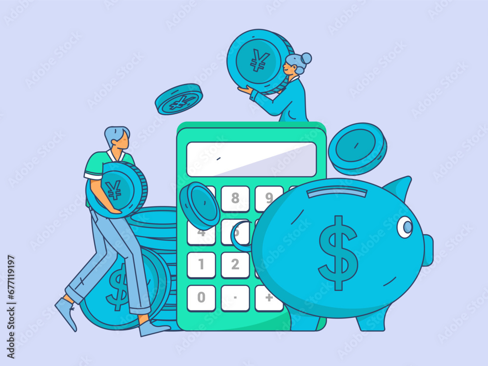 Internet financial management investment flat vector concept operation hand drawn illustration
Internet financial management investment flat vector concept operation hand drawn illustration