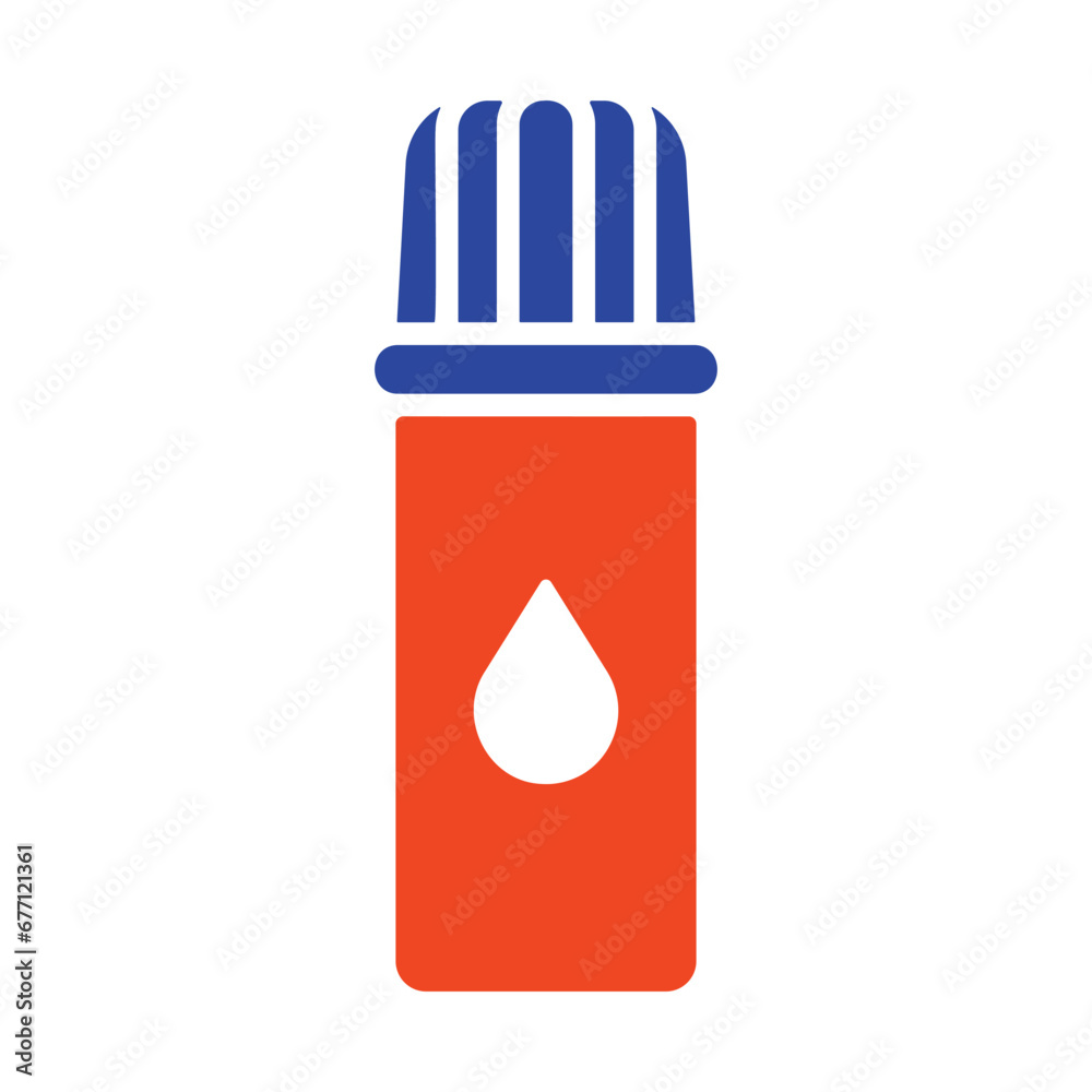 Whipped cream aerosol can vector icon Whipped cream aerosol can vector icon
