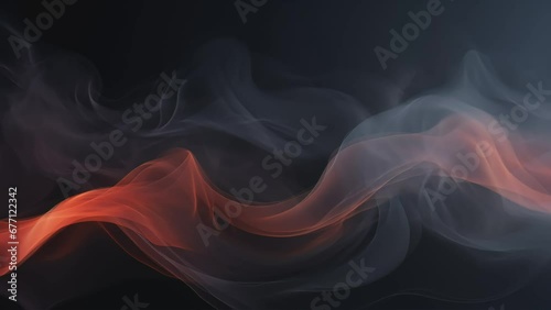 abstract smoke flow video animation, 4K seamless looping intro video background photo