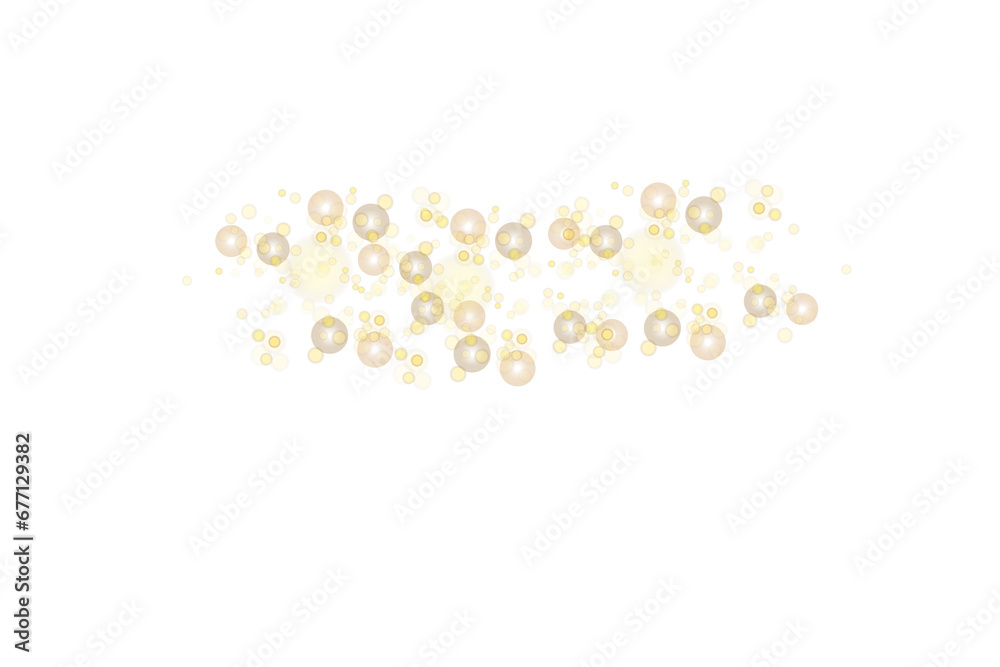 Abstract transparent light background with bokeh effects in gold colors Abstract transparent light background with bokeh effects in gold colors