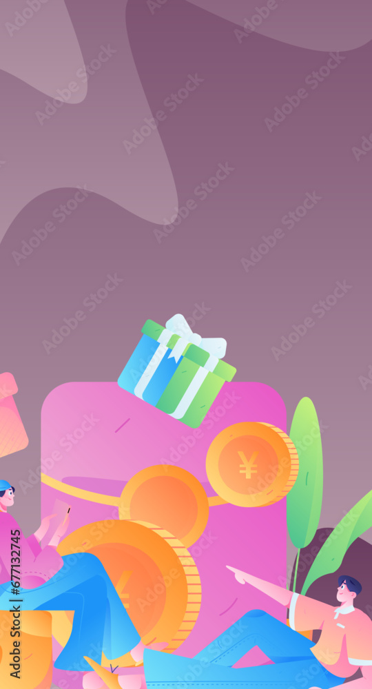 Internet financial management investment flat vector concept operation hand drawn illustration
Internet financial management investment flat vector concept operation hand drawn illustration
