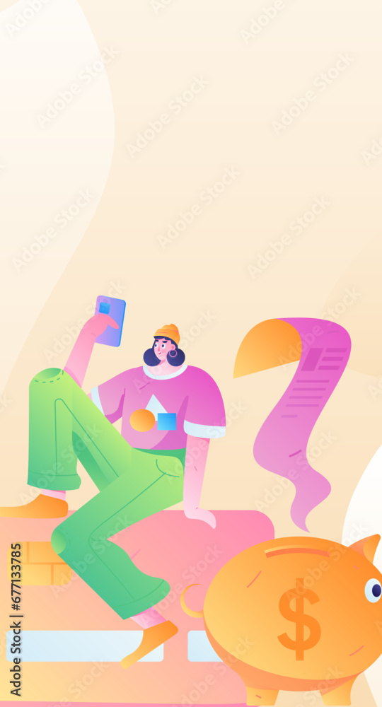 Internet financial management investment flat vector concept operation hand drawn illustration
Internet financial management investment flat vector concept operation hand drawn illustration