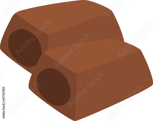 Chocolate bar illustration
