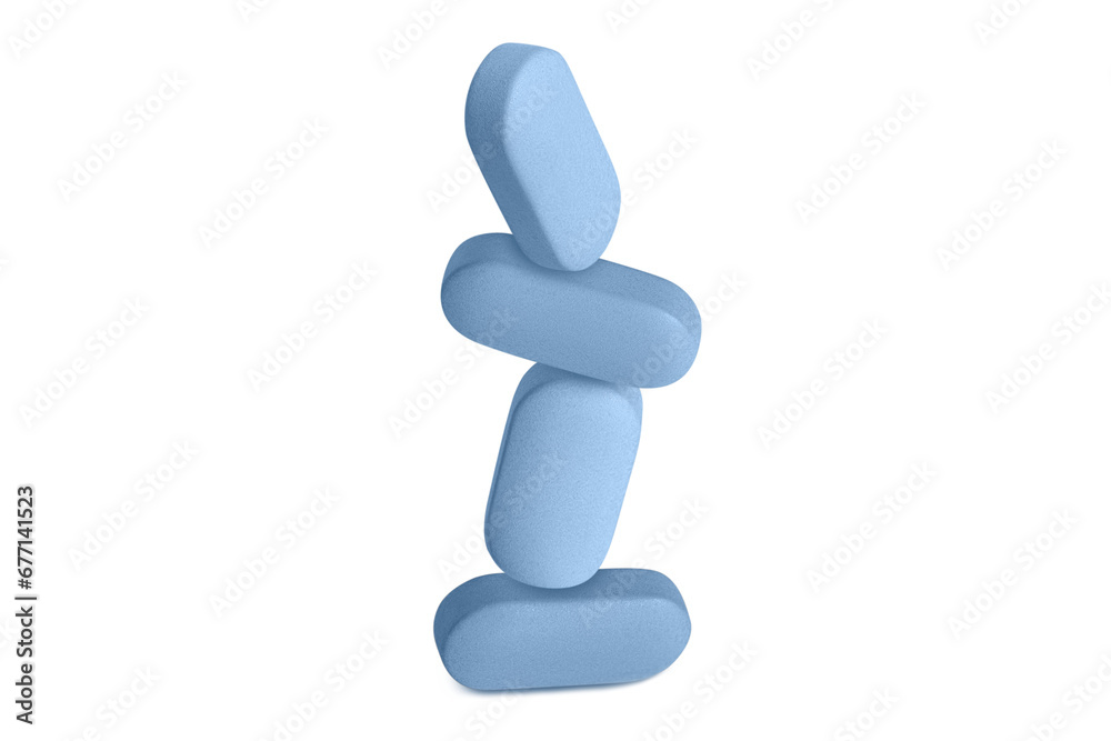 Blue capsules stand upright. Lots of pills. on isolated transparent background Blue capsules stand upright. Lots of pills. on isolated transparent background