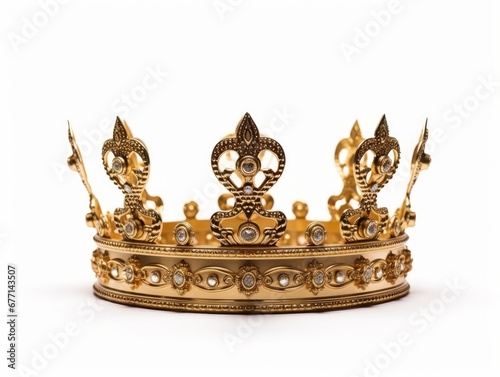 Crown on a white background