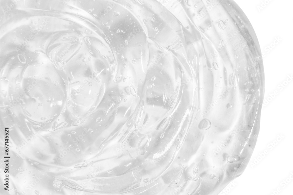 Transparent cosmetic gel. On an empty background. Transparent cosmetic gel. On an empty background.