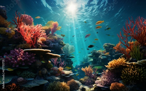 Discovering the Essence of a Dynamic Underwater Coral Wonderland. © Tayyab Imtiaz