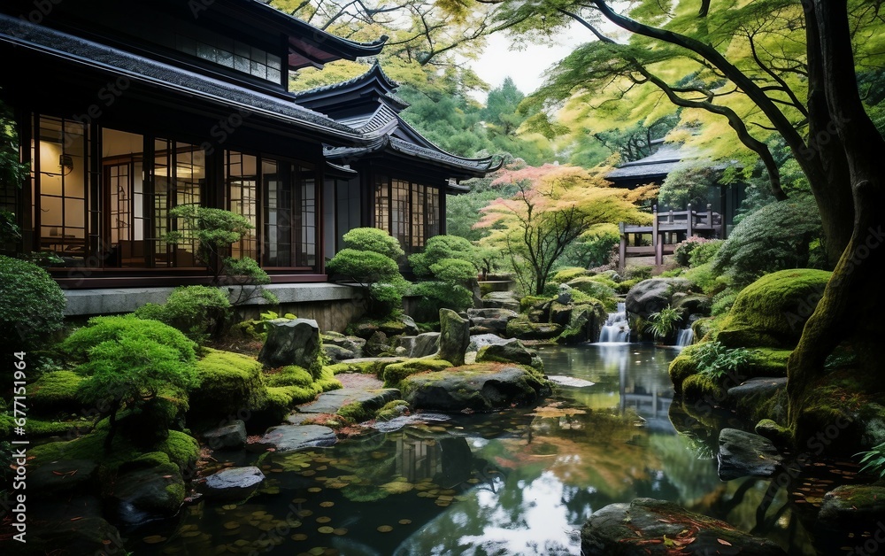 Exploring the Calmness of a Japanese Tea Garden