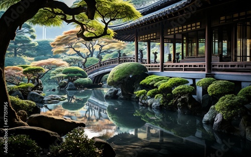 the Serenity of a Japanese Tea Garden. © Tayyab Imtiaz