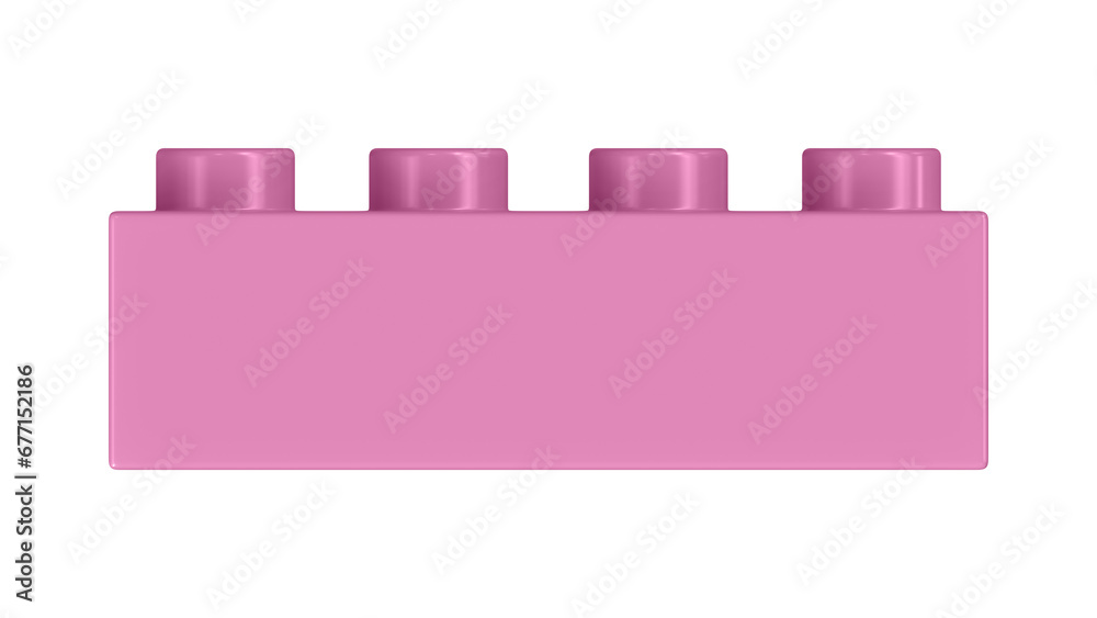 Fuchsia Pink bricks Block Isolated on a White Background. Close Up View of a Plastic Children Game Brick for Constructors, Front View. High Quality 3D Rendering with a Work Path. 8K Ultra HD, 7680x4320 Fuchsia Pink bricks Block Isolated on a White Background. Close Up View of a Plastic Children Game Brick for Constructors, Front View. High Quality 3D Rendering with a Work Path. 8K Ultra HD, 7680x4320