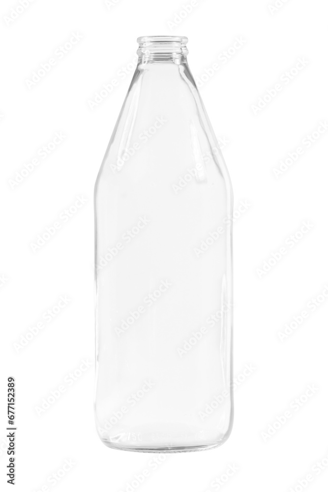 transparent glass bottle. on an empty background. PNG transparent glass bottle. on an empty background. PNG