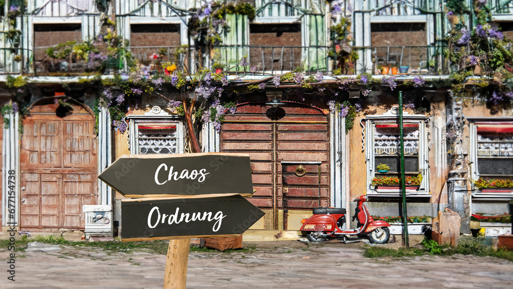 Signposts the direct way to order versus chaos