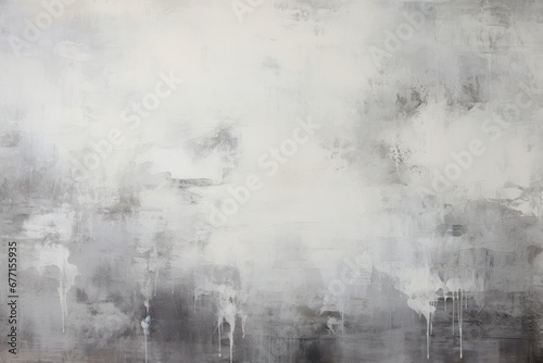 Gray paintbrush strokes on a textured background