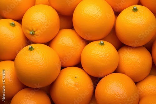 Top view of fresh oranges