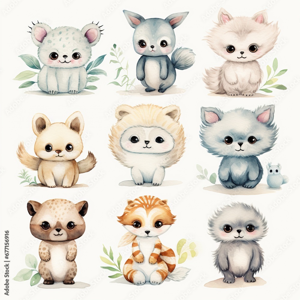 set of funny animals set of funny animals