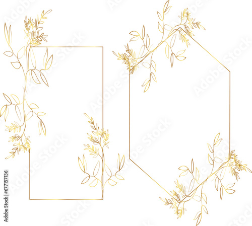 frame with flowers Luxury Black Floral Rectangle Corner Certificate Page Border Pattern Line Photo Thai Frame Islamic Wedding Invitation vector
