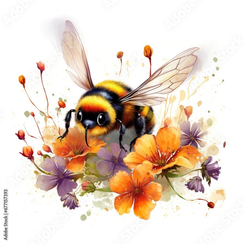 bee and flower © Man888