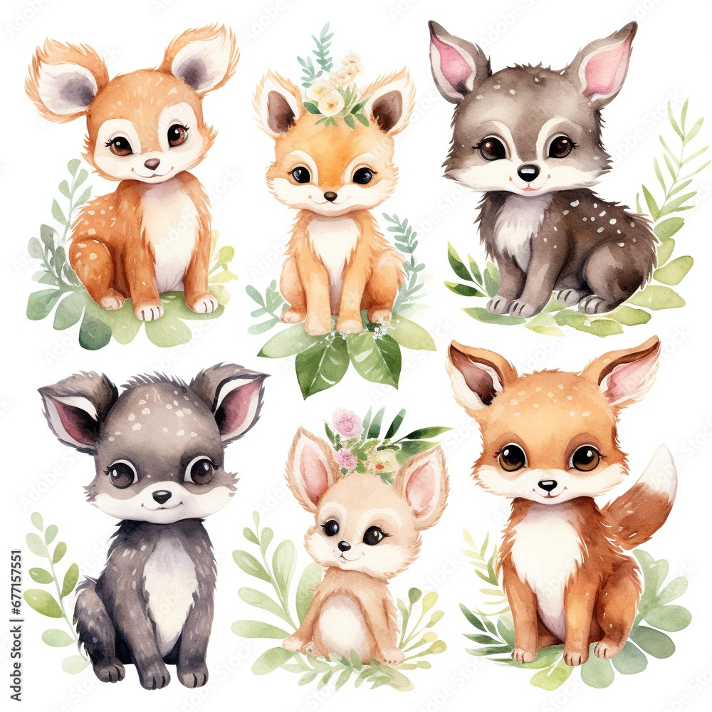 set of animals set of animals