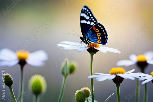 butterfly on a flower © MZain