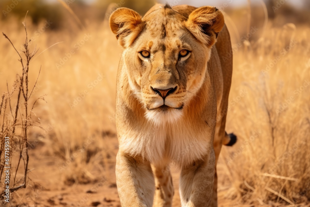 Lion in the wild Lion in the wild