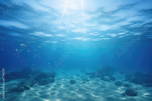 Underwater view of the ocean © Jasmina