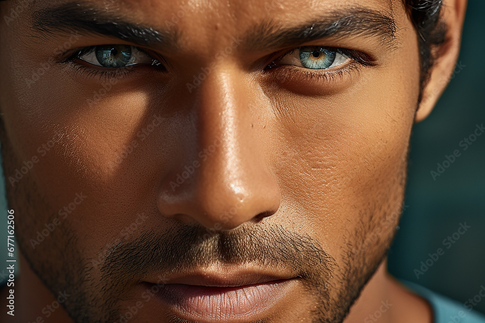 Close-up portrait of handsome man Close-up portrait of handsome man
