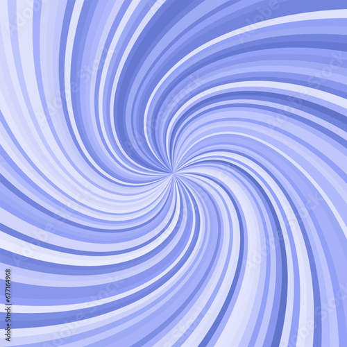 Swirling radial blue background Helix rotation rays