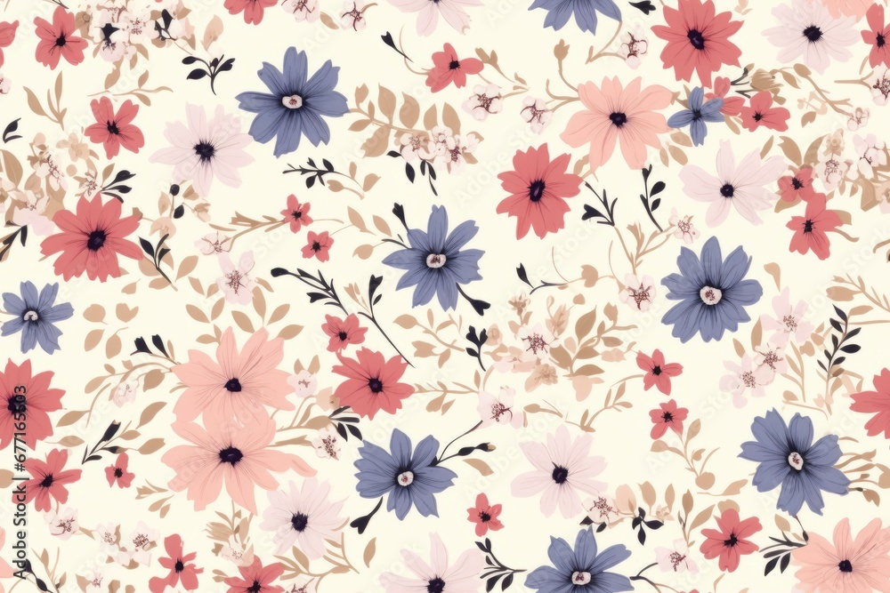 a floral seamles pattern
