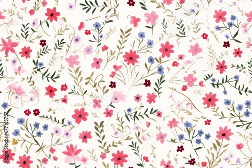 a floral seamles pattern © Muh