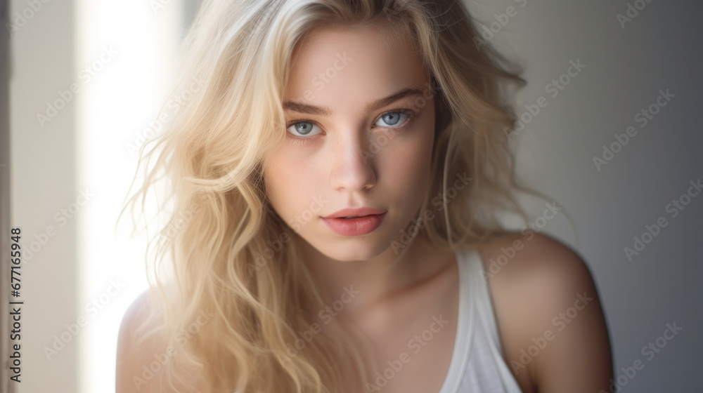 pretty woman created with Generative AI technology pretty woman created with Generative AI technology