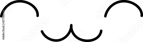 Happy cartoon face illustration