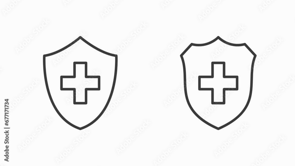 Hygiene icon medical symbol and shield symbol isolated on white background, solid icon collection. healthy icon. Hygiene icon medical symbol and shield symbol isolated on white background, solid icon collection. healthy icon.