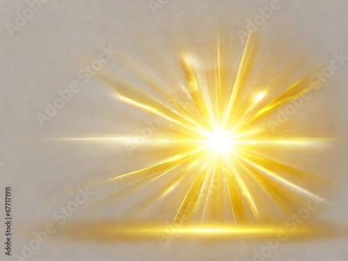 Image of sun rays. Created with Generative Al technology