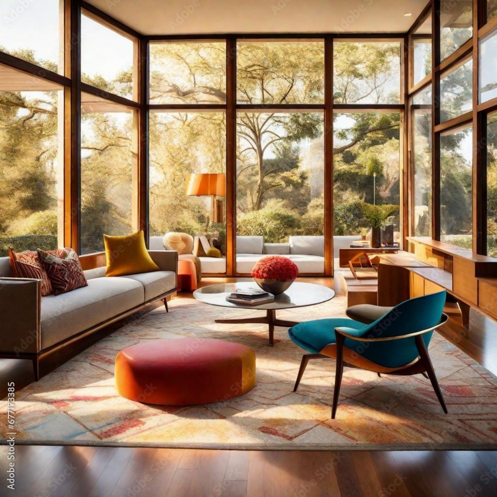 Fototapeta premium modern living room